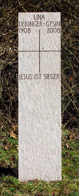 Grabstein, Grabmal – Stäheli Steinbildhauer, Schaffhausen und Stein am Rhein