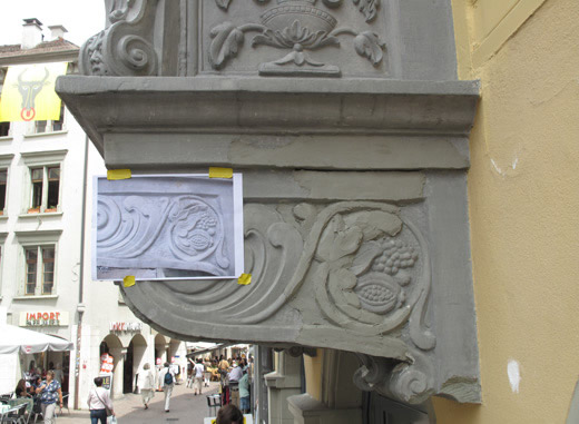 Grosses Haus, Schaffhausen - Restaurieren, Denkmalpflege – Stäheli Steinbildhauer