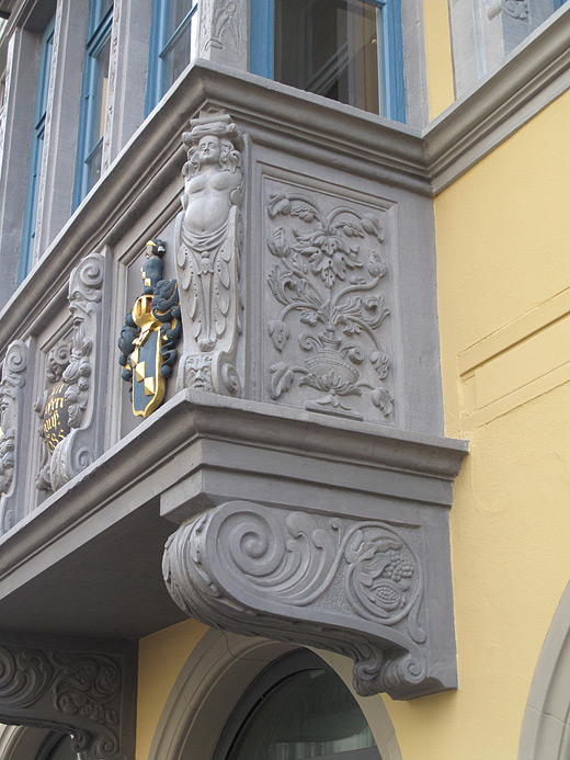 Grosses Haus, Schaffhausen - Restaurieren, Denkmalpflege – Stäheli Steinbildhauer