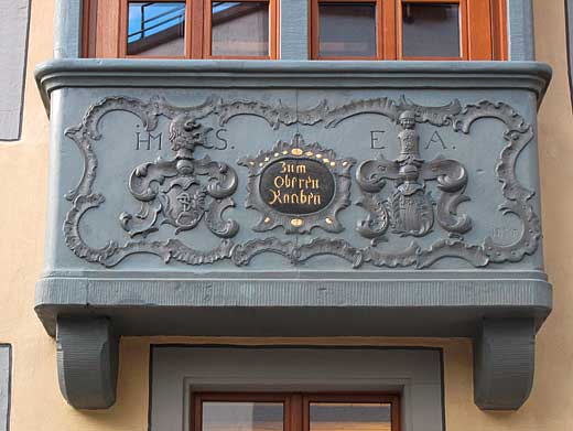 Haus zum oberen Raaben, Stein am Rhein - Restaurieren, Denkmalpflege – Stäheli Steinbildhauer