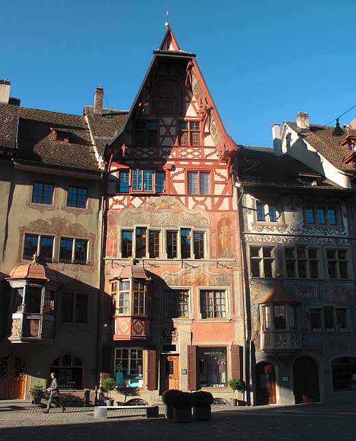 Rathausplatz, Stein am Rhein – Restaurieren, Denkmalpflege – Stäheli Steinbildhauer